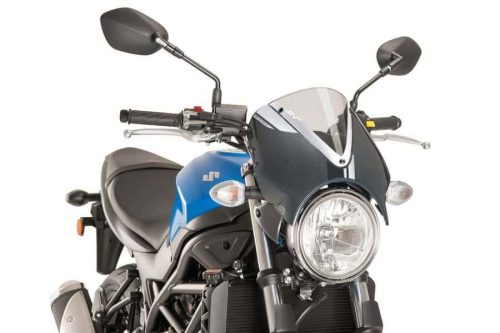 Windshield PUIG RETROVISION 8927W carbon look transparent