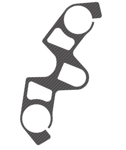 Yoke protector PUIG X-TREME 9110C carbon look