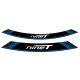 Rim strip PUIG R NINE T 9133A Albastru set of 8 rim strips