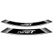 Rim strip PUIG R NINE T 9133B Alb set of 8 rim strips