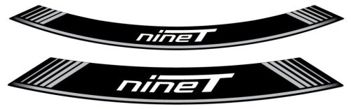 Rim strip PUIG R NINE T 9133P argintiu set of 8 rim strips