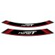 Rim strip PUIG R NINE T 9133R Rosu set of 8 rim strips