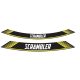 Rim strip PUIG SCRAMBLER 9134G galben set of 8 rim strips