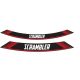 Rim strip PUIG SCRAMBLER 9134R Rosu set of 8 rim strips