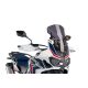 Windscreen PUIG RACING WITH SUPPORT + PROTECTION 9155F dark smoke