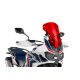 Windscreen PUIG RACING WITH SUPPORT + PROTECTION 9155R Rosu