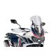 Windscreen PUIG RACING WITH SUPPORT + PROTECTION 9155W transparent