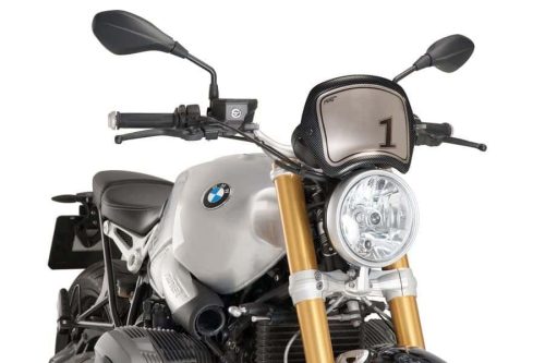 Windshield PUIG FRONTAL PLATE 9167C carbon look