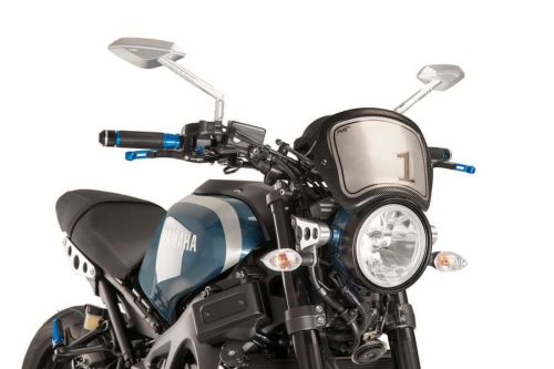 Windshield PUIG FRONTAL PLATE 9168C carbon look