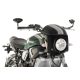 Windshield PUIG SEMI-FAIRING 9187N carbon look Negru