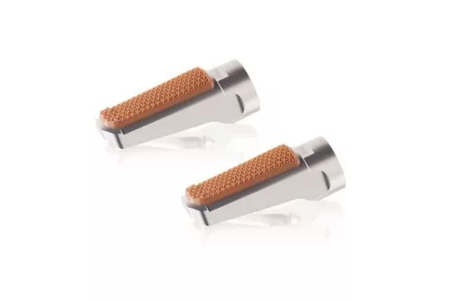 Footpegs without adapters PUIG SPORT VINTAGE 9189P argintiu