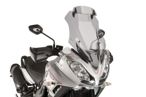 Windscreen PUIG TOURING WITH VISOR 9201H smoke