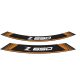 Rim strip PUIG Z650 9290T portocaliu set of 8 rim strips