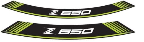 Rim strip PUIG Z650 9290V verde set of 8 rim strips