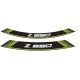 Rim strip PUIG Z650 9290V verde set of 8 rim strips