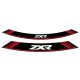 Rim strip PUIG ZXR 9292R Rosu set of 8 rim strips