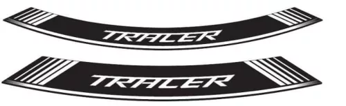 Rim strip PUIG TRACER 9293B Alb set of 8 rim strips