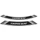 Rim strip PUIG TRACER 9293B Alb set of 8 rim strips