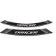 Rim strip PUIG TRACER 9293P argintiu set of 8 rim strips