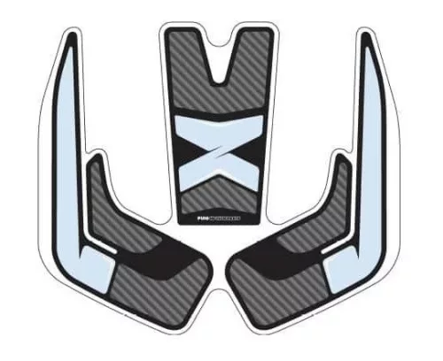 Protectie rezervor PUIG SPECIFIC 9301C aspect carbon with side part