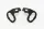 Support for original turn signal PUIG 9320N Negru