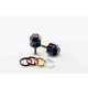 Bar ends PUIG SHORT WITH RING 9374N colour rings included