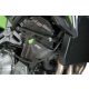Frame sliders PUIG PRO 9390N black with grey rubber
