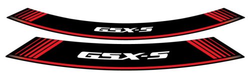 Rim strip PUIG GSXS 9442R Rosu set of 8 rim strips