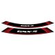 Rim strip PUIG GSXS 9442R Rosu set of 8 rim strips