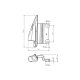 Mirror adaptor PUIG ADAPTADOR DERECHO RETROVISOR HI-TECH I,II,III,G 9548N Negru to fairing