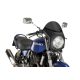 Windshield universal PUIG SEMI-FAIRING 9553F matt black dark smoke