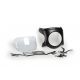 Windshield PUIG SEMI-FAIRING 9554W matt black transparent