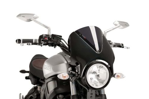 Windshield PUIG RETROVISION 9560F matt black dark smoke