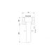 Mirror adaptor PUIG 9581N Negru to bar end