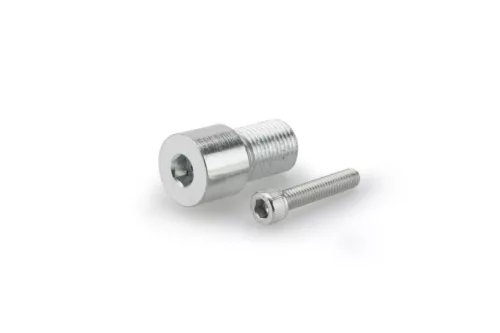 Mirror adaptor PUIG MP 9583P argintiu bar end
