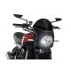 Windshield PUIG SEMI-FAIRING 9595F matt black dark smoke