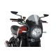 Windshield PUIG SEMI-FAIRING 9595H matt black smoke