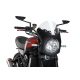 Windshield PUIG SEMI-FAIRING 9596W carbon look transparent