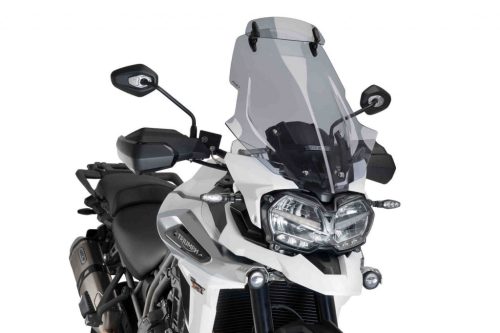 Windscreen PUIG TOURING WITH VISOR 9614H smoke