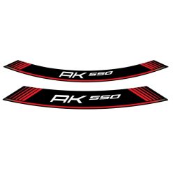 Rim strip PUIG AK550 9630R Rosu set of 8 rim strips