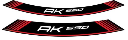 Rim strip PUIG AK550 9630R Rosu set of 8 rim strips