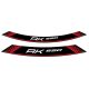 Rim strip PUIG AK550 9630R Rosu set of 8 rim strips