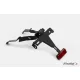 Adjustable license support PUIG 9653N Negru