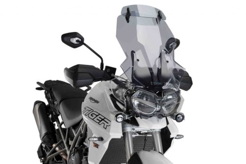 Windscreen PUIG TOURING WITH VISOR 9658H smoke