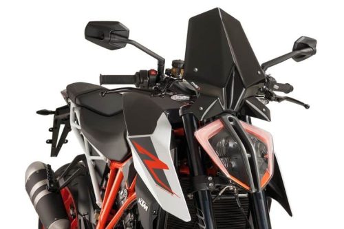Windshield PUIG NEW. GEN SPORT 9692N Negru