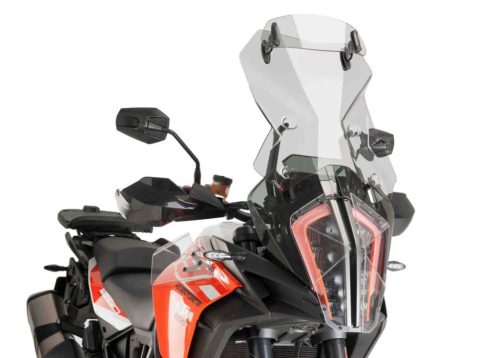 Windscreen PUIG TOURING WITH VISOR 9714H smoke