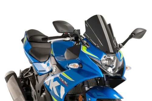 Windscreen PUIG RACING 9722C carbon look