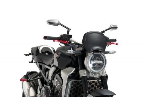 Windshield PUIG FRONTAL PLATE 9768J matt black