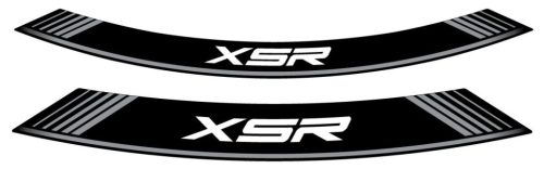 Rim strip PUIG XSR 9985P argintiu set of 8 rim strips
