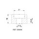 Mirror adaptor PUIG 9990N Negru bar end